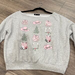 Large - Boutique - Crewneck - preppy Christmas - perfect condition